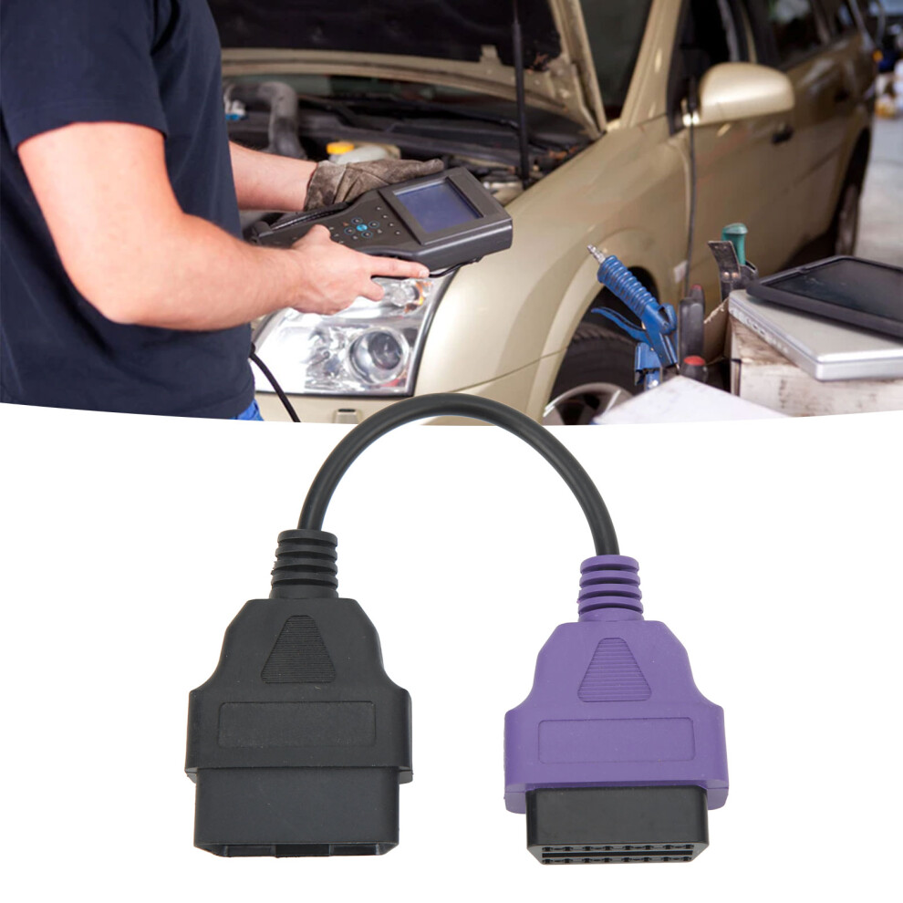 Obd2 Scanner Cable Professional Diagnostic Adapter Cable High Accuracy Replacement For Fiat 4601320766032