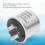 FLL552 2-Pin LED-Flasher-Relais 0,1 W–150 W Silber 11