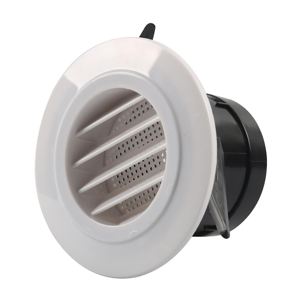 Grille de ventilation ronde réglable en ABS pour salle de bain (grille à persiennes inclinées)