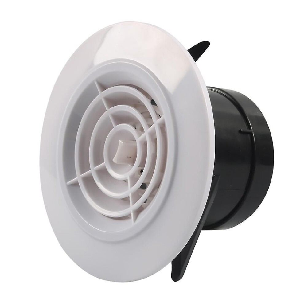 Grille de ventilation ronde réglable en ABS pour salle de bain (pivotante et réglable)