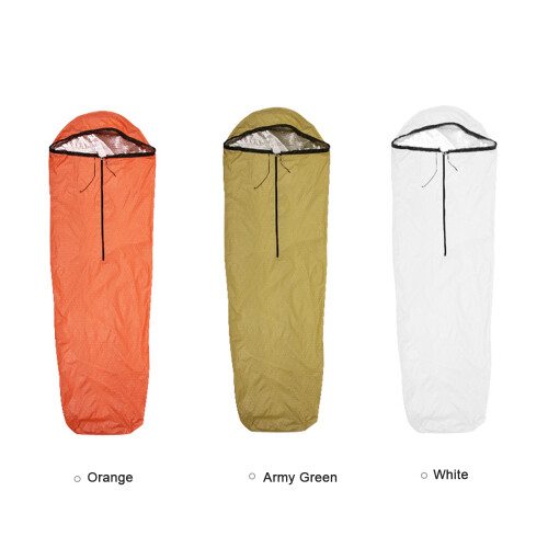 Notfall-Schlafsack 1P 210 x 80 cm Armeegrün 1
