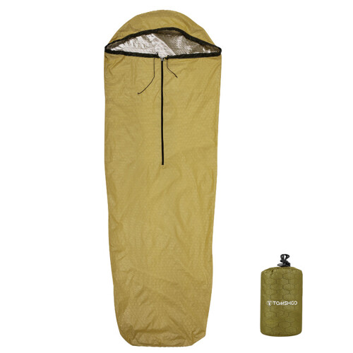 Notfall-Schlafsack 1P 210 x 80 cm Armeegrün 2