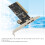1394 FireWire-Karte PCIe externer IEEE-Adapter 5