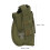 Funda de cinturón MOLLE Multi 20x12.5cm Verde Oliva 12