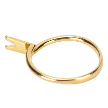 Goldring-Basis 45# Stahl, Kurze Vierkrallenfassung 20x30mm
