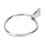 45# Stahlring-Basis Vier Krallen 20x30mm Silber 15