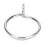 45# Stahlring-Basis Vier Krallen 20x30mm Silber 12