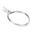 45# Stahlring-Basis Vier Krallen 20x30mm Silber 9