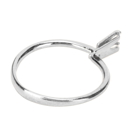 45# Stahlring-Basis Vier Krallen 20x30mm Silber 1