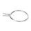 45# Stahlring-Basis Vier Krallen 20x30mm Silber 16