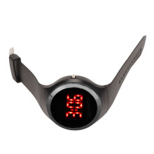 Kinder Digitale Uhr CR2032 240mAh rote LED Schwarz