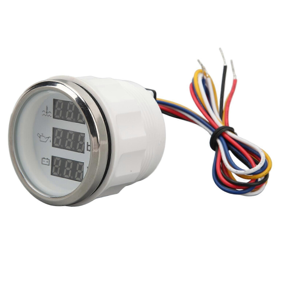 Misuratore Di Temperatura Dell'acqua, Misuratore Di Pressione Dell'olio, Misuratore Di Tensione, Display