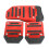 3 Stück Brems-Pedalbeläge rot, 9  6 cm, 15,2  8,2 cm 2