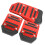 3 Stück Brems-Pedalbeläge rot, 9  6 cm, 15,2  8,2 cm 1