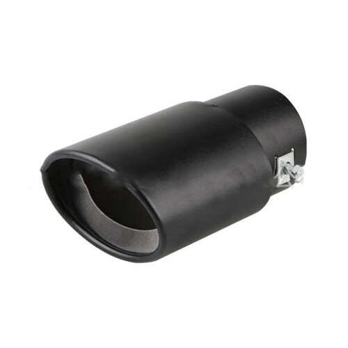 Modell: Gerader Auspuff Schwarz 8.5x14cm, 5.3-3.8cm 1