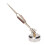 Dritte-Hand-Pinzette, 360-Rotation, gerade Spitze 15