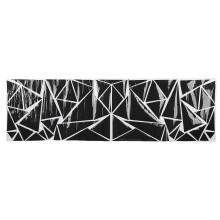 Triangle Car Decoration Stickers Universal 200x60cm DIY Car Body Sticker Fit for SUV Truck Black