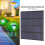 Panel solar mini de 9V 2W 11,5x11,5 cm Epoxi 13