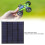 Panel solar mini de 9V 2W 11,5x11,5 cm Epoxi 11