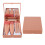 5-teiliges pinkes Make-up-Pinsel-Set - Lidschatten, Spiegel-Set 4