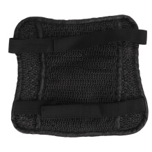Cojín de asiento 3D Doble-Capa S Negro para motocicleta
