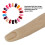 Silikon-Nagelfinger zum Nageltraining, 2 Stück, dunkle Farbe 9