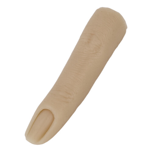 Silikon-Nagelfinger zum Nageltraining, 2 Stück, dunkle Farbe 2