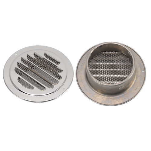 304 Stainless Steel Exhaust Duct Grill Cap 150mm