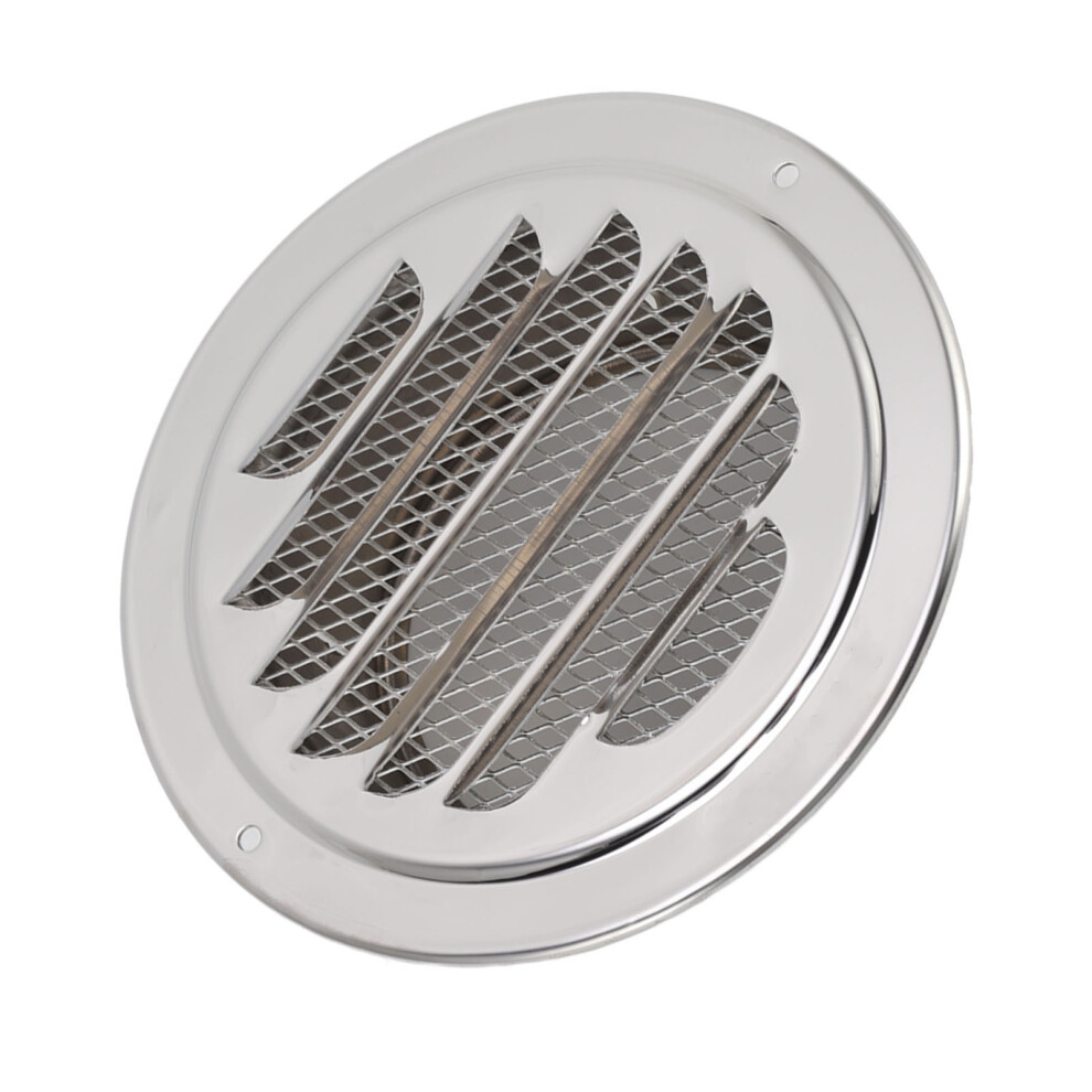 Air Ventilation Cover 304 Stainless Steel Round Exhaust Duct Grill Cap For Kitchen And Bathroom 100Mm / 3.9In 8701320774443