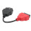 OBD2 Scanner Adaptor Cable Red SRS Diagnostic Cable Replacement for Fiat EcuScan 13