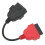 OBD2 Scanner Adaptor Cable Red SRS Diagnostic Cable Replacement for Fiat EcuScan 14