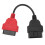 OBD2 Scanner Adaptor Cable Red SRS Diagnostic Cable Replacement for Fiat EcuScan 4