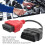 OBD2 Scanner Adaptor Cable Red SRS Diagnostic Cable Replacement for Fiat EcuScan 8