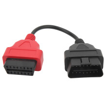 Rotes OBD2-Adapterkabel für SRS Fiat EcuScan