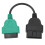 Cable de escáner de dirección asistida verde OBD2 ABS 3