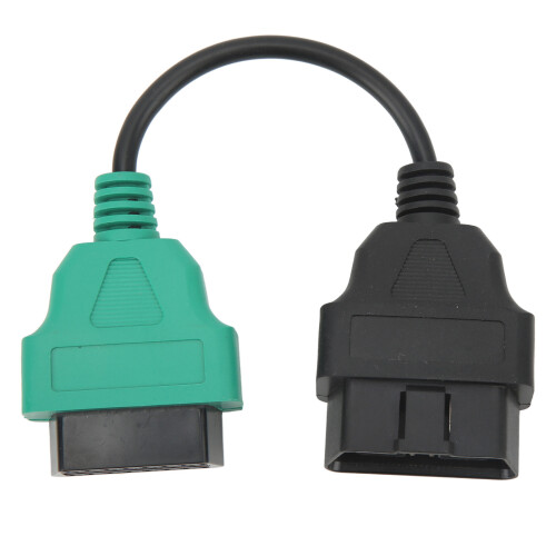 Cable de escáner de dirección asistida verde OBD2 ABS 2