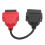 OBD2 Scanner Adaptor Cable Red SRS Diagnostic Cable Replacement for Fiat EcuScan 11