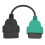 Cable de escáner de dirección asistida verde OBD2 ABS 16