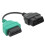 Cable de escáner de dirección asistida verde OBD2 ABS 1