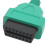 Cable de escáner de dirección asistida verde OBD2 ABS 4