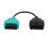 Cable de escáner de dirección asistida verde OBD2 ABS 2