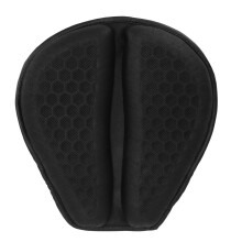 Almohadilla 3D para asiento de motocicleta - Negro, impermeable