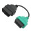 Cable de escáner de dirección asistida verde OBD2 ABS 11