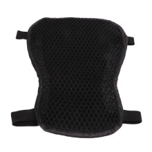 Cojín de asiento para motocicleta transpirable de 2 capas, talla L, negro