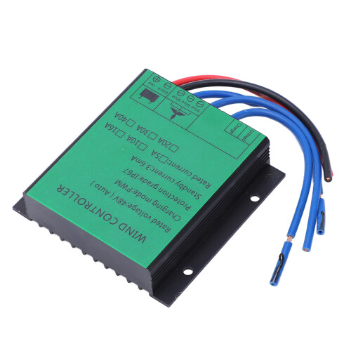 Wind Turbine Generator Controller 1000W Efficient PWM Charging IP67 LED Indicate Wind Turbine Regulator 48V 40A 2