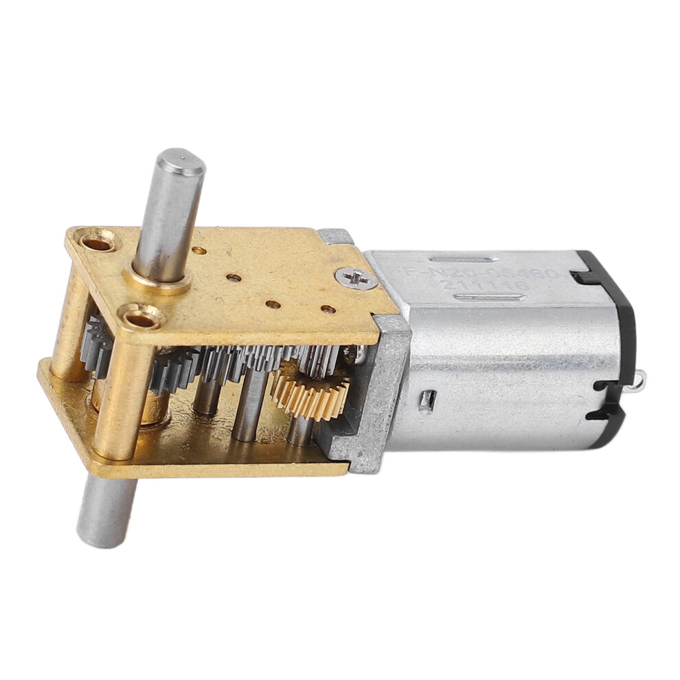 Gear Motor Speed Reduction Dual Output Shaft Worm Brushed Large Torsion For Machine Dc6v 100Rpm 3551320776832