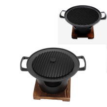 Parrilla hibachi 810 g 21.5x17.5x13.5cm Negro
