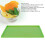 4 Stück grüne Silikon-Dehydrator-Matten 31x26x0,9cm 4