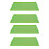 4 Stück grüne Silikon-Dehydrator-Matten 31x26x0,9cm 16