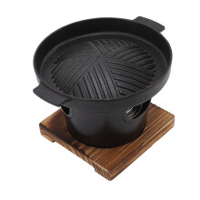 BBQ18A Mini rauchfreier Tischgrill, Schwarz